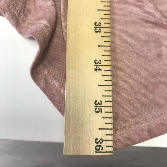 XCVI Tunic Top Womens Large Pink Cold Shoulder Short Sleeve Asymmetric Hem - Picture 9 of 9